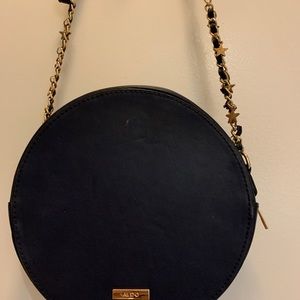 Aldo star and crescent round leather purse